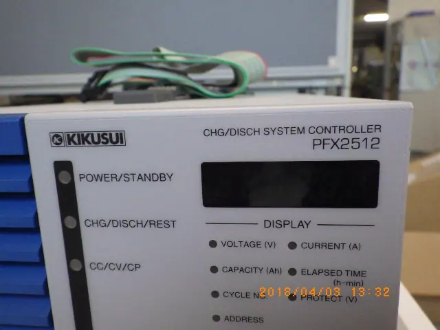 菊水電子工業 Kikusui PFX2512 銘板写真(2/2)