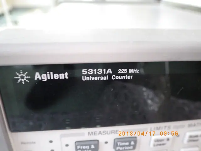 キーサイト(HP/アジレント) Keysight 53131A 銘板写真(2/2)
