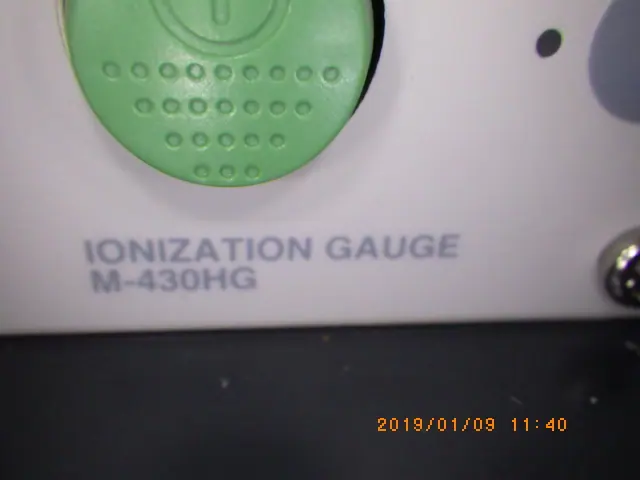 アネルバ ANELVA M-430HG 銘板写真(2/2)