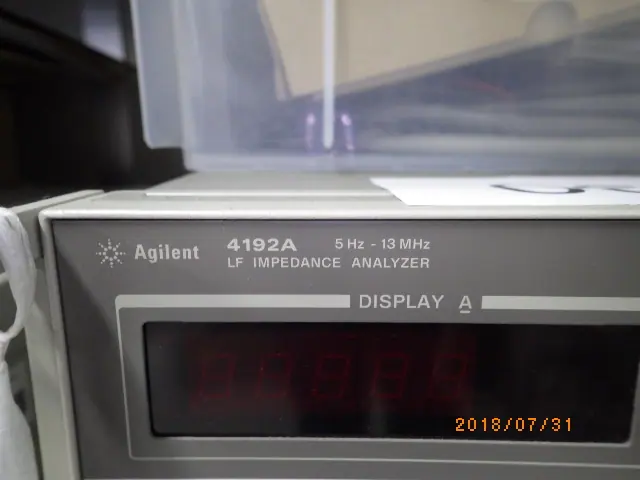 キーサイト(HP/アジレント) Keysight 4192A 銘板写真(2/2)
