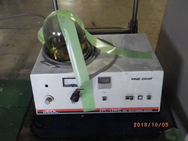 日本電子 Jeol JFC-1100E 外観写真(1/2)