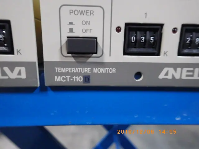 アネルバ ANELVA MCT-110 銘板写真(2/2)