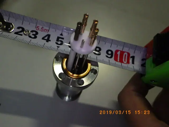 電流導入端子 銘板写真(2/2)