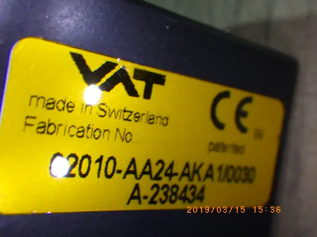 VAT 02010-AA24-AKA1/0030 銘板写真(2/2)