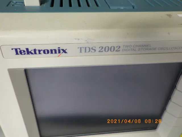 テクトロニクス Tektronix TDS-2002 銘板写真(2/2)