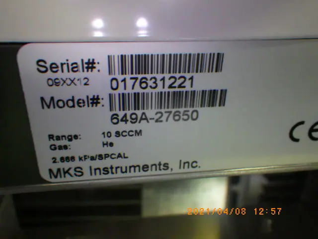 MKS 649A-27650 銘板写真(2/2)