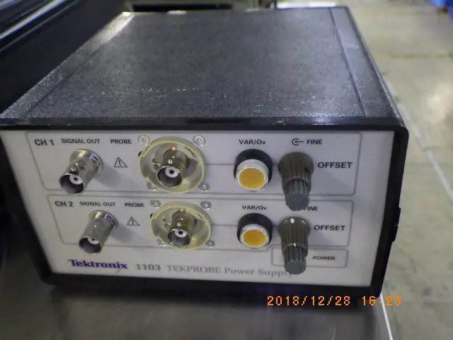 テクトロニクス Tektronix 1103 銘板写真(2/2)