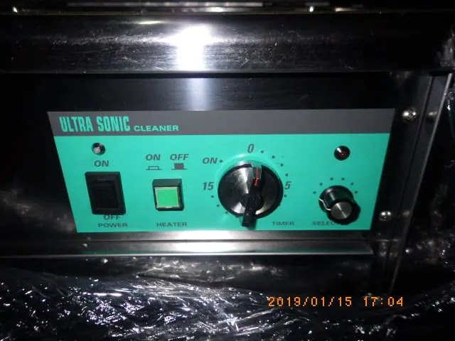 東京硝子器械 FINE FU-301CO 銘板写真(2/2)