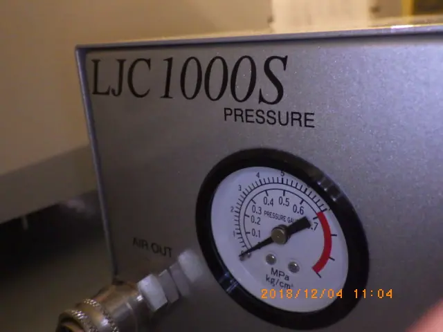 LJC1000S 銘板写真(2/2)