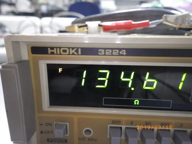 日置電機 Hioki 3224 銘板写真(2/2)