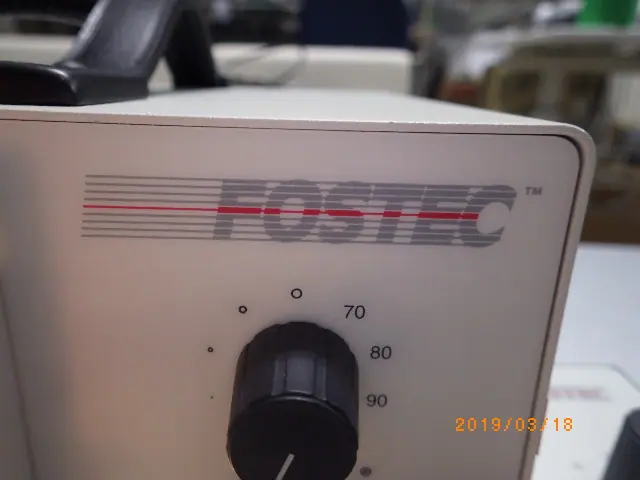 FOSTEC DCR2 銘板写真(2/2)