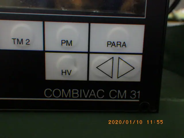ライボルト Leybold COMBIVAC CM31 銘板写真(2/2)