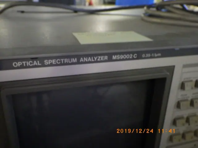 アンリツ MS9002C 銘板写真(2/2)