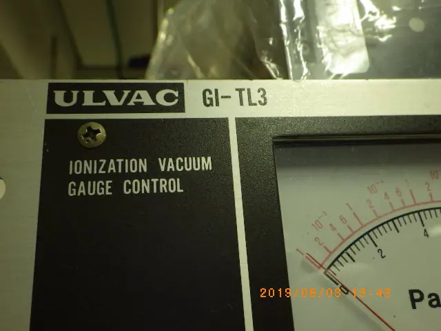 アルバック Ulvac GI-TL3 外観写真(1/2)