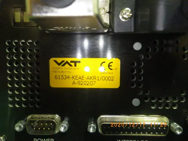 VAT 61534-KEAE-AKR1/0002 銘板写真(2/2)