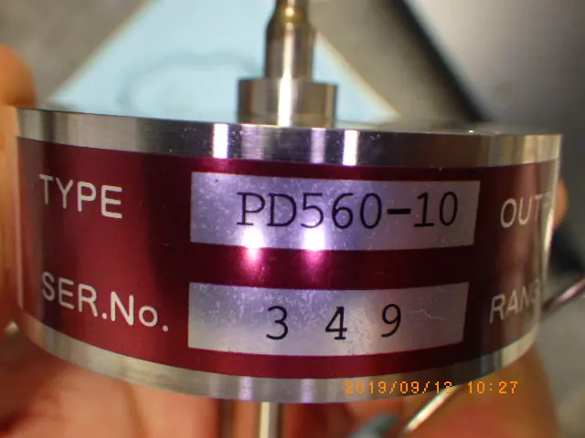 エス・エス・ケイ PD560-10/M-1101D 銘板写真(2/2)