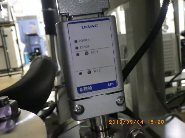 アルバック Ulvac G-TRAN SP-1 銘板写真(2/2)