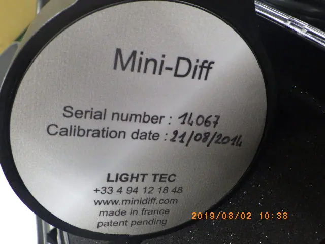 サイバネットシステム Mini Diff 銘板写真(2/2)