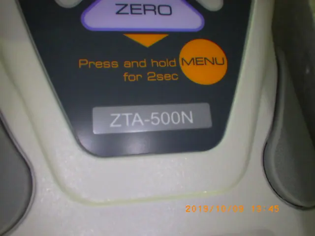 イマダ(今田製作所) ZTA-500N 銘板写真(2/2)