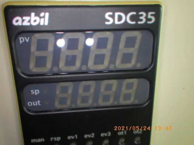アズビル SDC35 銘板写真(2/2)