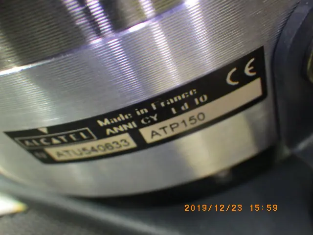 アルカテル Alcatel ATP-150/PASCAL2010SD 銘板写真(2/2)