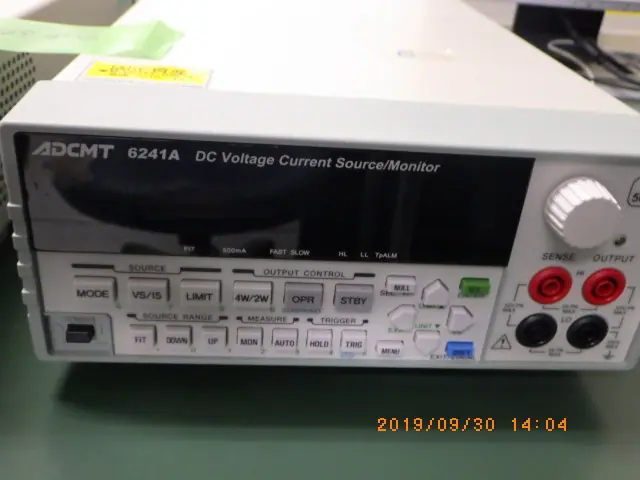 アドバンテスト/ADC Advantest 6241A 銘板写真(2/2)