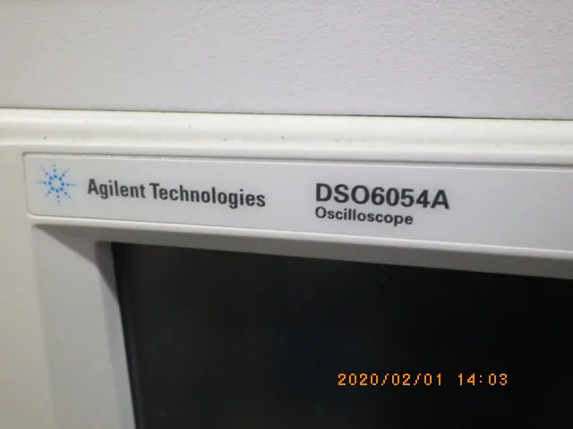キーサイト(HP/アジレント) Keysight DSO6054A 銘板写真(2/2)
