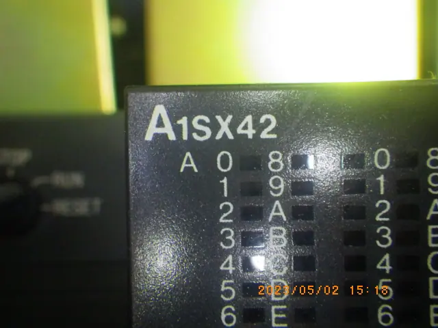 三菱電機 Mitsubishi A1SX42 銘板写真(2/2)