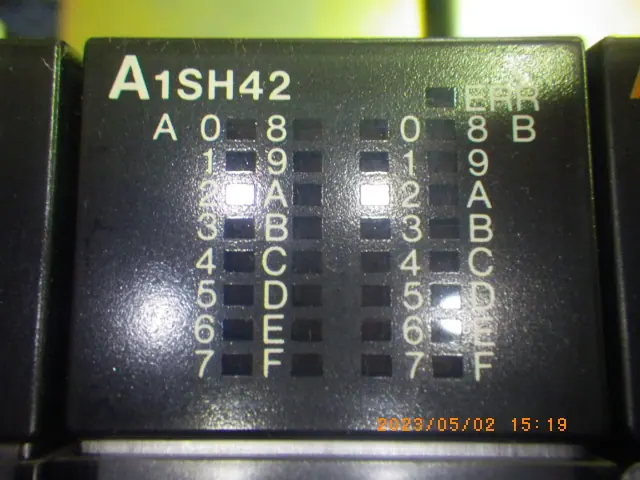 三菱電機 Mitsubishi A1SH42 銘板写真(2/2)