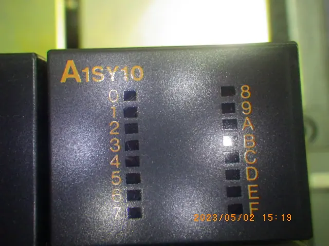 三菱電機 Mitsubishi A1SY10 銘板写真(2/2)