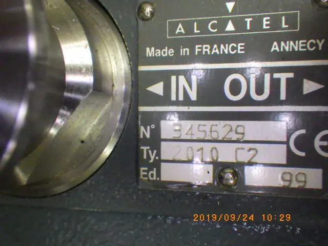 アルカテル Alcatel 2010 C2 銘板写真(2/2)