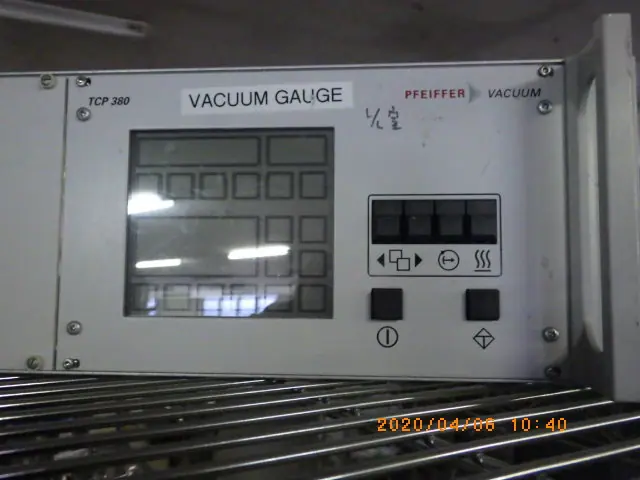 ファイファー Pfeiffer TMH260U 銘板写真(2/2)