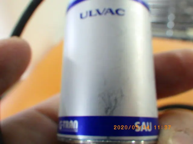 アルバック Ulvac SAU 銘板写真(2/2)