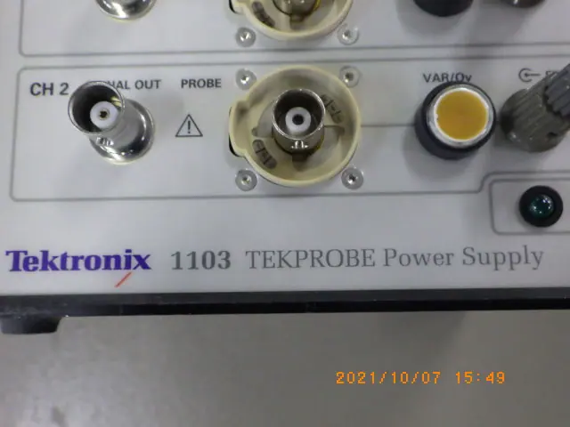 テクトロニクス Tektronix 1103 銘板写真(2/2)