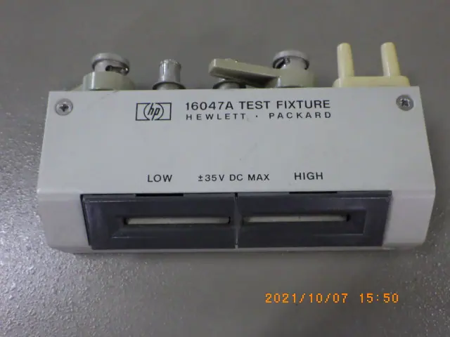 キーサイト(HP/アジレント) Keysight 16047A 外観写真(1/2)