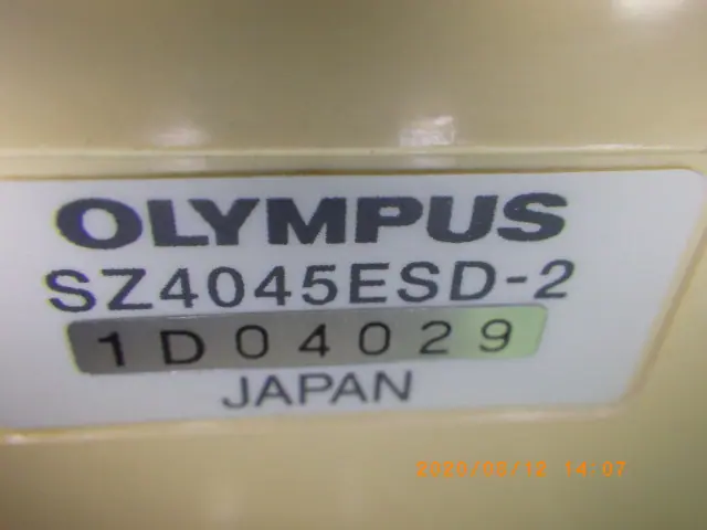 オリンパス Olympus SZ4045ESD-2 銘板写真(2/2)