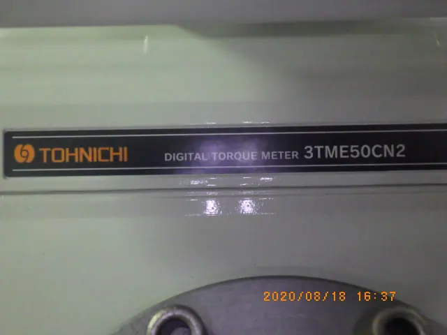 東日製作所 3TME50CN2 銘板写真(2/2)