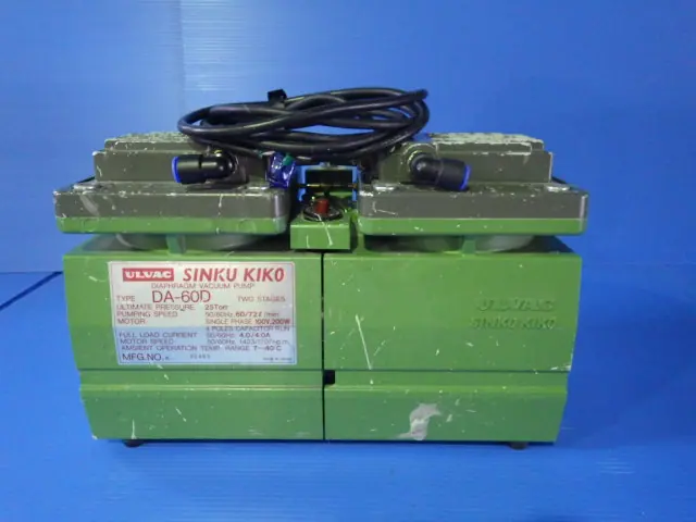 アルバック Ulvac DA-60D 外観写真(1/2)