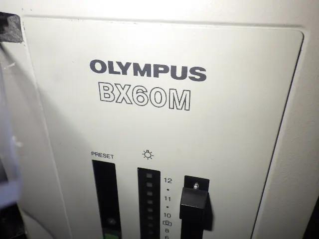 オリンパス Olympus BX60M 銘板写真(2/2)