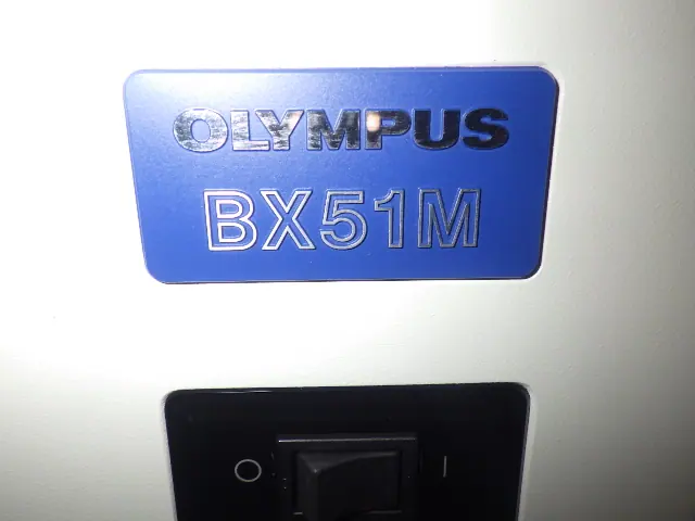 オリンパス Olympus BX51M 銘板写真(2/2)
