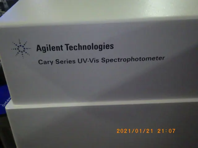 アジレント Agilent cary 100型 銘板写真(2/2)