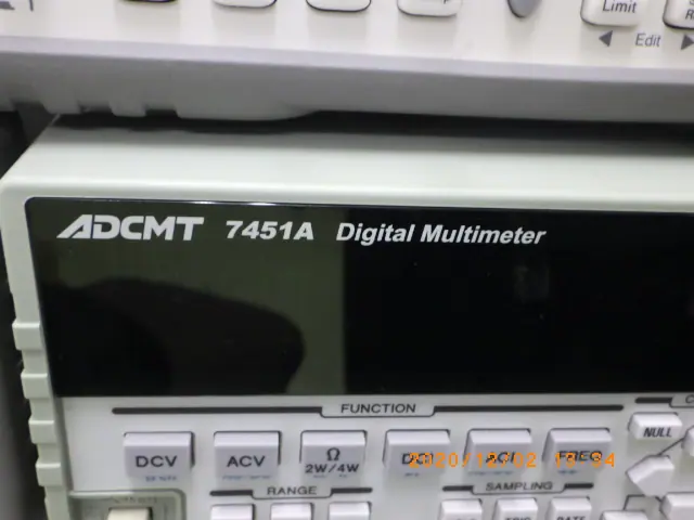 アドバンテスト/ADC Advantest 7451A 銘板写真(2/2)