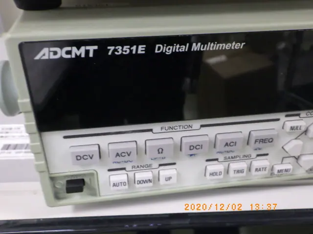 アドバンテスト/ADC Advantest 7351E 銘板写真(2/2)