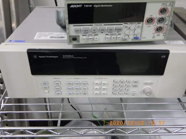 キーサイト(HP/アジレント) Keysight 34980A 外観写真(1/2)