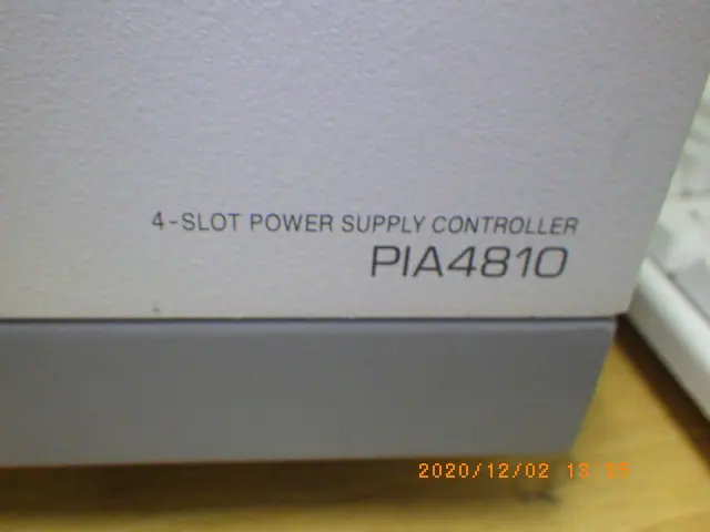 菊水電子工業 Kikusui PIA4810 銘板写真(2/2)