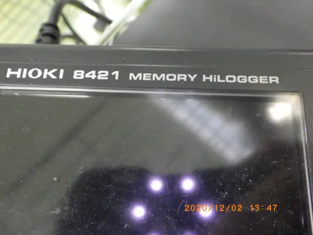日置電機 Hioki 8421 銘板写真(2/2)