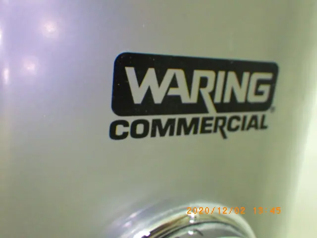 大阪ケミカル スタンドミキサーPRO WARING W SM 7Q 銘板写真(2/2)