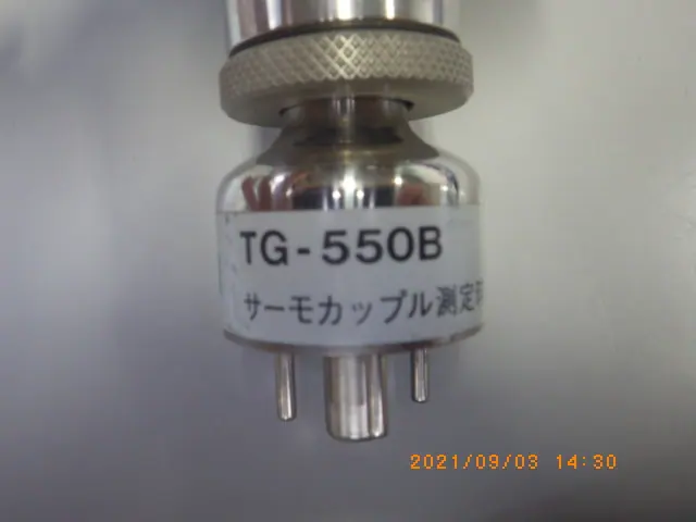 アネルバ ANELVA TG-550B 銘板写真(2/2)