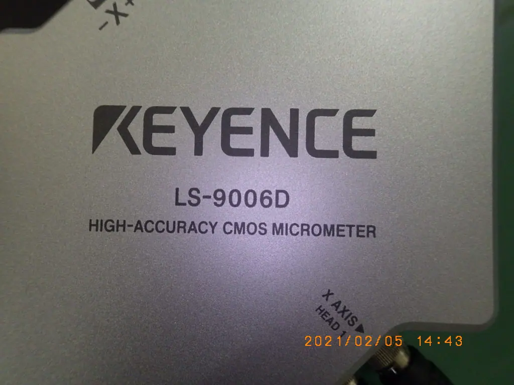 キーエンス Keyence LS-9006D 銘板写真(2/2)