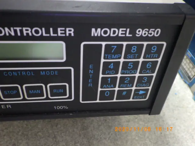 SCIENTIFIC INSTRUMENTS MODEL9650 銘板写真(2/2)